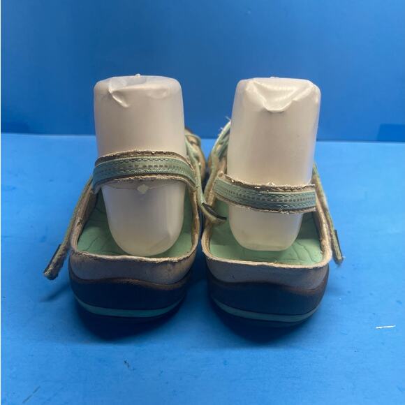J-41 Women's Shoes Adventure All Terra Terrain Strappy Sport 9 Beige Turquoise - Picture 5 of 13